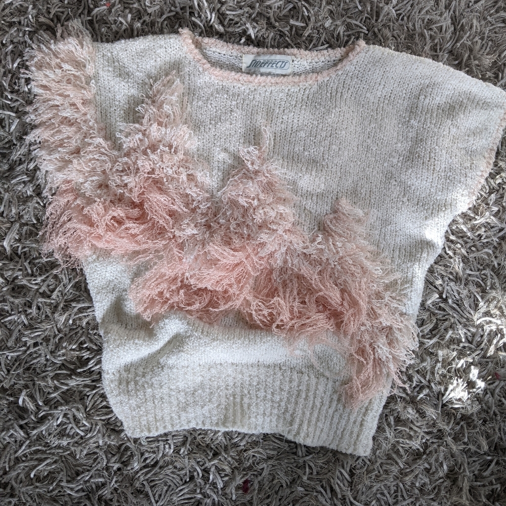 Oversized Vintage Crochet Sweater
